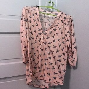 EUC H&M Bird Blouse🐦